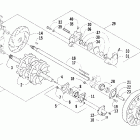 Pantera 550 Вал приводной трака и тормоза