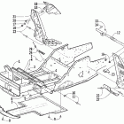 Panther 370 Передняя рама и подножки