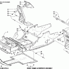Mountiancat 600 EFI Передняя рама и подножки