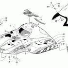 ZR 800 EFI Капот и ветровое стекло