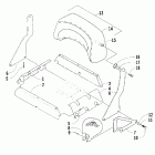 Bearcat WIDE TRACK Задняя спинка сидения
