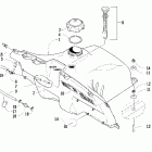 Firecat 500 Топливный бак