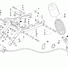 Firecat 700 SP Задняя подвеска , амортизатор