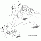 600 RMK/144/155/ES/INTL - S11PK6HSA/HSL/HEA/PM6HSA/HSL Body, hood screens and hinge asm.