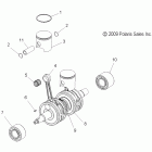 700 RMK 155-S10PM7JSA Коленвал и поршни