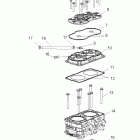 800 RMK 155/ES/INTL - S12CM8GSA/GSL/GEA Цилиндр двигателя