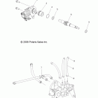 600 PRO-RIDE RUSH-S10BF6KSL/KSA/KEA Масляный насос и трубопровод
