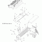 600 RMK/144/155/ES/INTL - S11PK6HSA/HSL/HEA/PM6HSA/HSL Chassis, clutch guard and cover