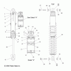 600 PRO-RIDE RUSH-S10BF6KSL/KSA/KEA Suspension, shock, ifs, (7043436]