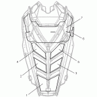 600 PRO-RIDE RUSH-S10BF6KSL/KSA/KEA Body, hood foam / fiber