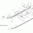 600 IQ RACER-S10MX6JSA/JEA Рельс