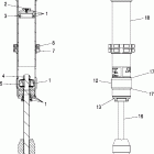 600 CLEANFIRE SWITCHBACK - S07PS6HS/HSA/HSB Shock, front track (7043142)