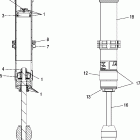 FST SWITCHBACK - S06PS7FS Shock, front track (7043142)