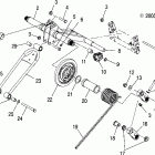600 HO FUSION F/O - S06MP6FS Torque arm, rear (iq)