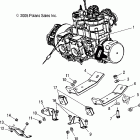 500 XC SP - S07NP5CS/CE Крепление двигателя