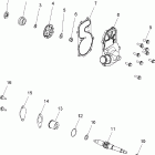 440 IQ/EURO - S07MX4CS/CE Водяной  и масляный насосы