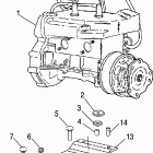 340 TOURING - S06NT3AS Крепление двигателя