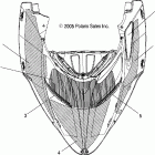 600 HO SWITCHBACK F/O - S06PS6FS Шумавая и тепловая защита капота