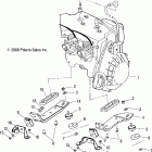 TRAIL RMK - S07NJ5BS/BE Крепление двигателя