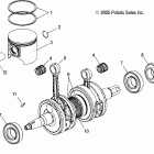 500 XC SP - S07NP5CS/CE Поршень и коленвал