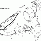 600 HO SWITCHBACK F/O - S06PS6FS Выхлопная система