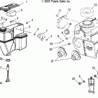 TRAIL RMK 136 STOCK A - S06NJ5BSA Маслянный бак , воздушный короб