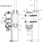 600 HO RMK 144 F/O - S06PK6FS Shock, rear track (7043046)