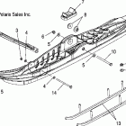 600 HO FUSION F/O - S06MP6FS Ski assembly (m-10)