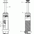 600 HO FUSION F/O - S06MP6FS Shock, front track (ryde fx / 7043178)