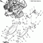 600 HO SWITCHBACK F/O - S06PS6FS Крепление двигателя