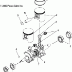 700 CLASSIC - S06PD7HS Поршень и коленвал