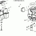 600 EDGE TOURING - S06NT6ES Масляный бак и воздуховод