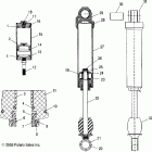 600 HO FUSION F/O - S06MP6FS Shock, rear track (m-10)(7043190)