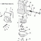 600 HO RMK 144 F/O - S06PK6FS Карбюратор, нижняя часть