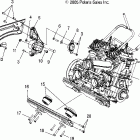 900 SWITCHBACK - S06PS8DS Engine mounting rh and front