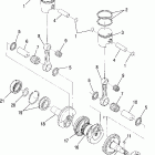 500 INDY - S06NB4BS Поршень и коленвал