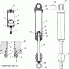 FS/FST TOURING - S06PT7ES Shock, rear track (m-10)(7043190)