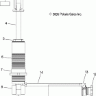 600 HO FUSION F/O - S06MP6FS Shock, front track, external components (walker evans / ...