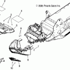600 HO SWITCHBACK F/O - S06PS6FS Bumper, front  and nosepan
