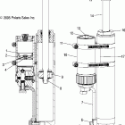 700/900 RMK - S06PK7HS Shock, rear track (7043046)