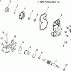 600 HO RMK 144 F/O - S06PK6FS Водяной  и масляный насосы