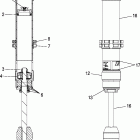 900 SWITCHBACK - S06PS8DS Shock, front track (7043142)