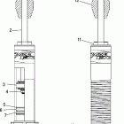 600 HO RMK 144 F/O - S06PK6FS Shock, ifs (7043090)