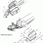 600 HO SWITCHBACK F/O - S06PS6FS Крылья и задняя панель