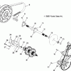 600 HO SWITCHBACK F/O - S06PS6FS Вал привода