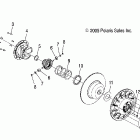 600 HO SWITCHBACK F/O - S06PS6FS Привод сцепления
