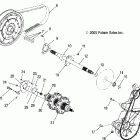 600 HO FUSION F/O - S06MP6FS Вал привода