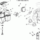 TRAIL RMK 136 F/O - S05NJ5BS/A Маслянный бак , воздушный короб