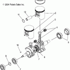 900 RMK ALL OPTIONS - S05PL8/PM8/PN8 Поршень и коленвал