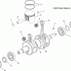 700/800 XC SP M-10 F/O - S05NE7CS Piston and crankshaft (700)